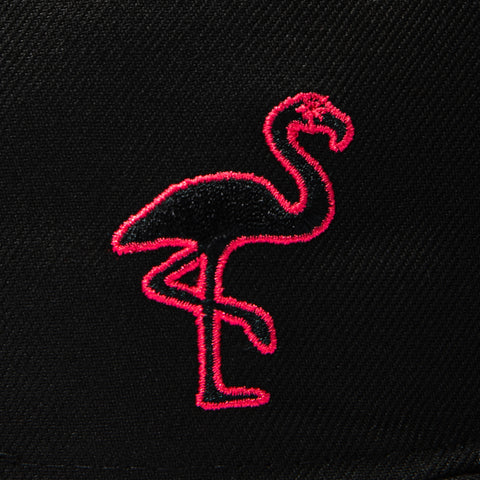 New Era 59Fifty Vegas Golden Knights Flamingo Patch Word Pink UV Hat - Black New Era