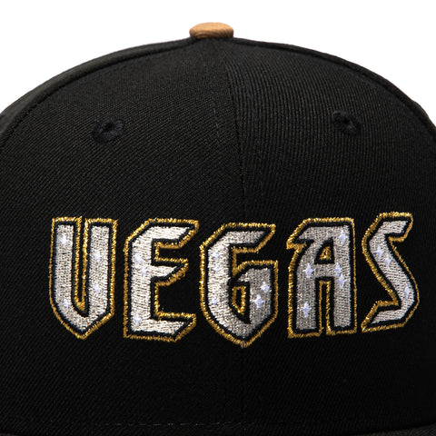 New Era 59Fifty Vegas Golden Knights Flamingo Patch Word Pink UV Hat - Black New Era
