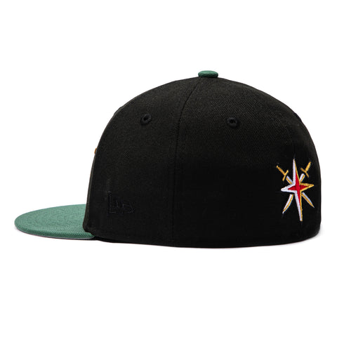 New Era 59Fifty Vegas Golden Knights 2023 Stanley Cup Champions Patch Alternate Hat - Black, Green, Metallic Gold New Era