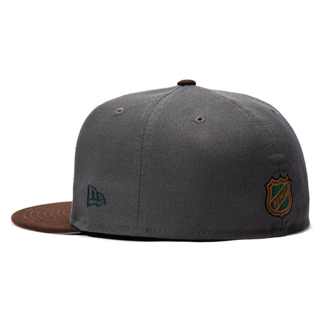 WOOD GRAIN 2TONE FLAMES HC GPH/BRN New Era