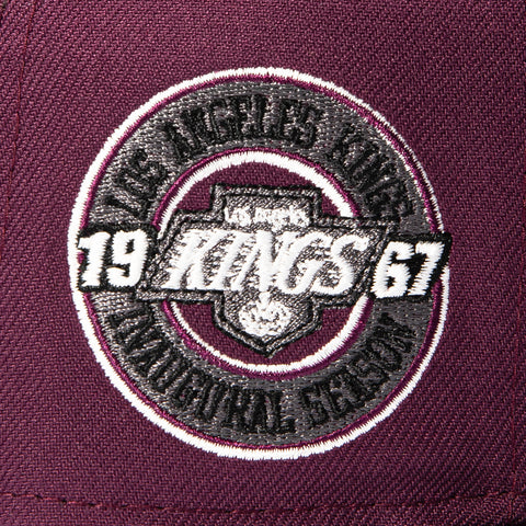 WOOD GRAIN 2TONE LA KINGS INAUG MRN/BLK New Era