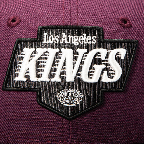 WOOD GRAIN 2TONE LA KINGS INAUG MRN/BLK New Era