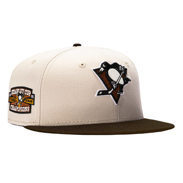 New Era 59Fifty Wood Grain Pittsburgh Penguins 1991 Stanley Cup