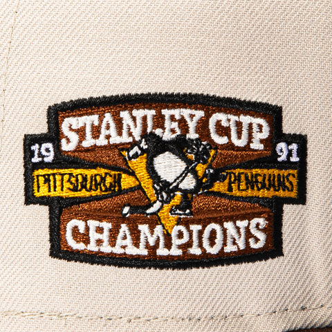 WOOD GRAIN 2TONE PENGUINS SC91 STN/BRN New Era