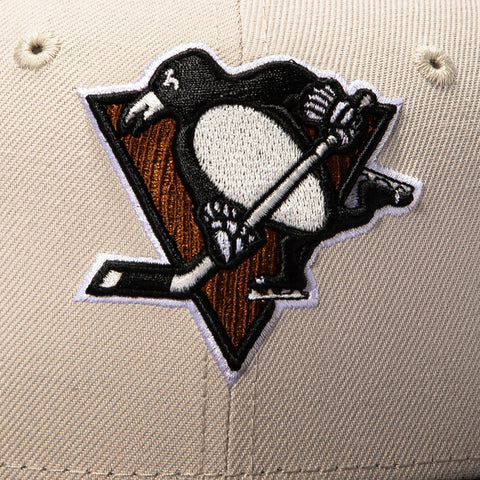 WOOD GRAIN 2TONE PENGUINS SC91 STN/BRN New Era