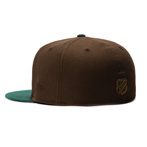 WOOD GRAIN 2TONE DUCKS ASG94 BRN/GRN New Era