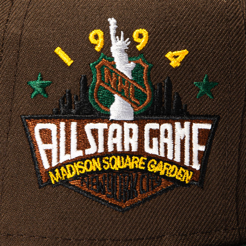 WOOD GRAIN 2TONE DUCKS ASG94 BRN/GRN New Era
