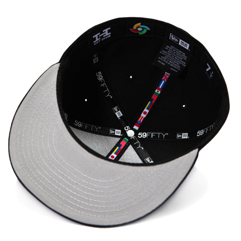 New Era 59Fifty Mexico 2026 World Baseball Classic Mexico Flag Patch Hat - Black New Era