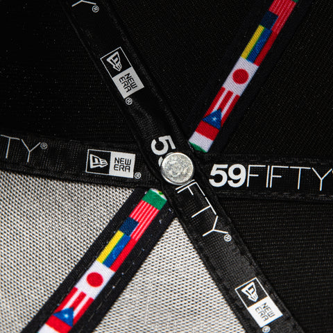 New Era 59Fifty Mexico 2026 World Baseball Classic Mexico Flag Patch Hat - Black New Era