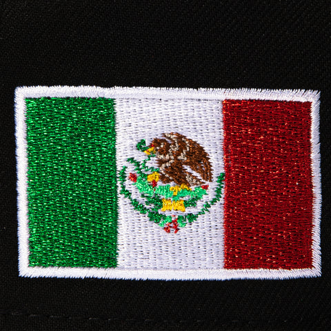 New Era 59Fifty Mexico 2026 World Baseball Classic Mexico Flag Patch Hat - Black New Era