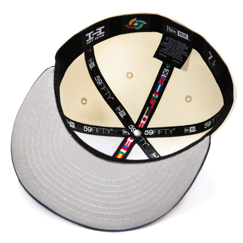 New Era 59Fifty Korea 2026 World Baseball Classic Korea Flag Patch Hat - White, Navy New Era