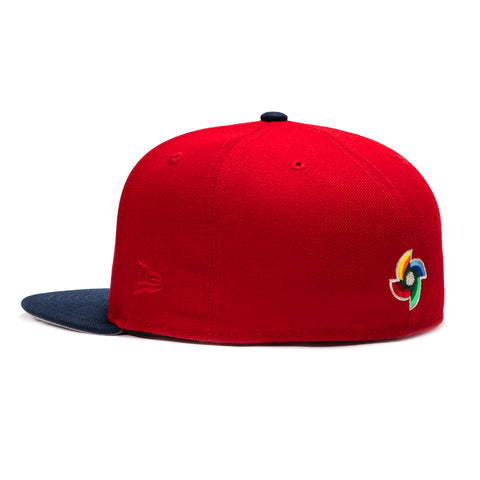 New Era 59Fifty Japan 2026 World Baseball Classic Japan Flag Patch Hat - Red, Navy New Era