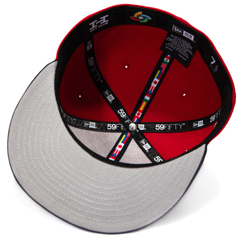 Pre-order New Era 59Fifty USA 2026 World Baseball Classic USA Flag Patch Hat - Red, Navy New Era