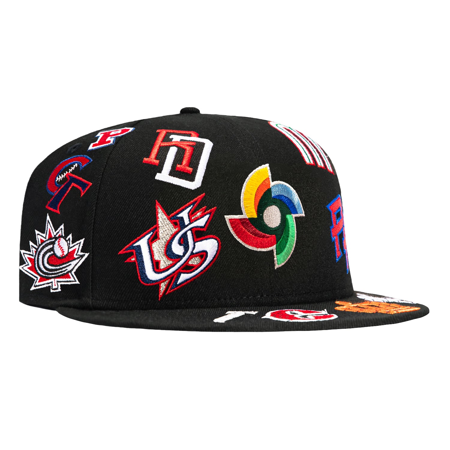 応援グッズ NEW ERA 59FIFTY World Baseball Classic New Era 59Fifty All Over World Baseball Classic Hat - Black – Hat Club