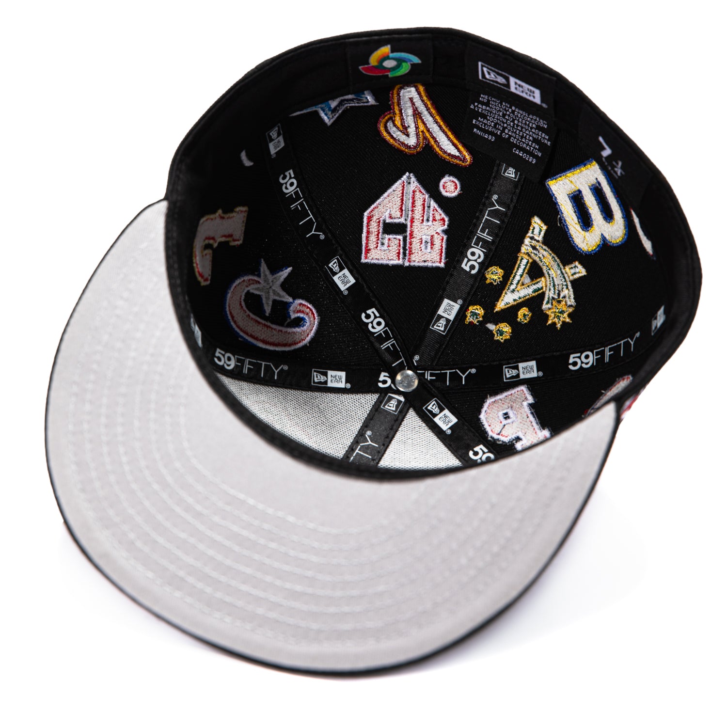 New Era 59Fifty All Over World Baseball Classic Hat - Black – Hat Club
