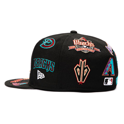 ALL OVER DBACKS BLK New Era