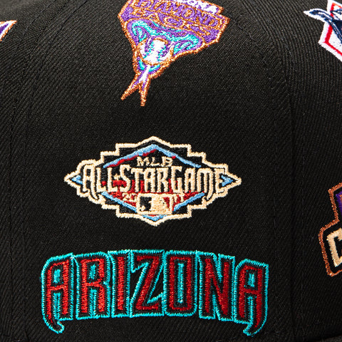 ALL OVER DBACKS BLK New Era