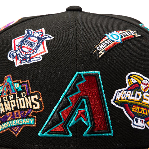 ALL OVER DBACKS BLK New Era