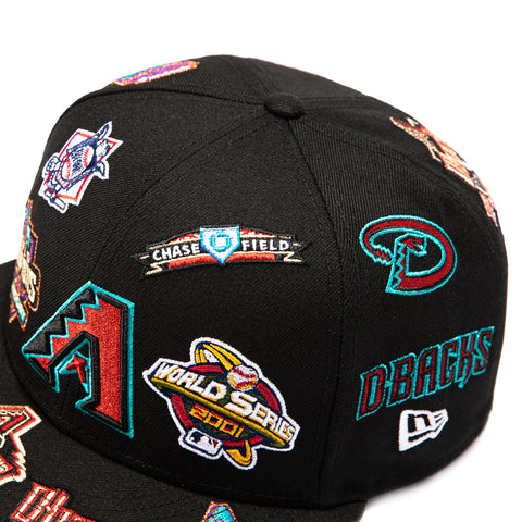 ALL OVER DBACKS BLK New Era