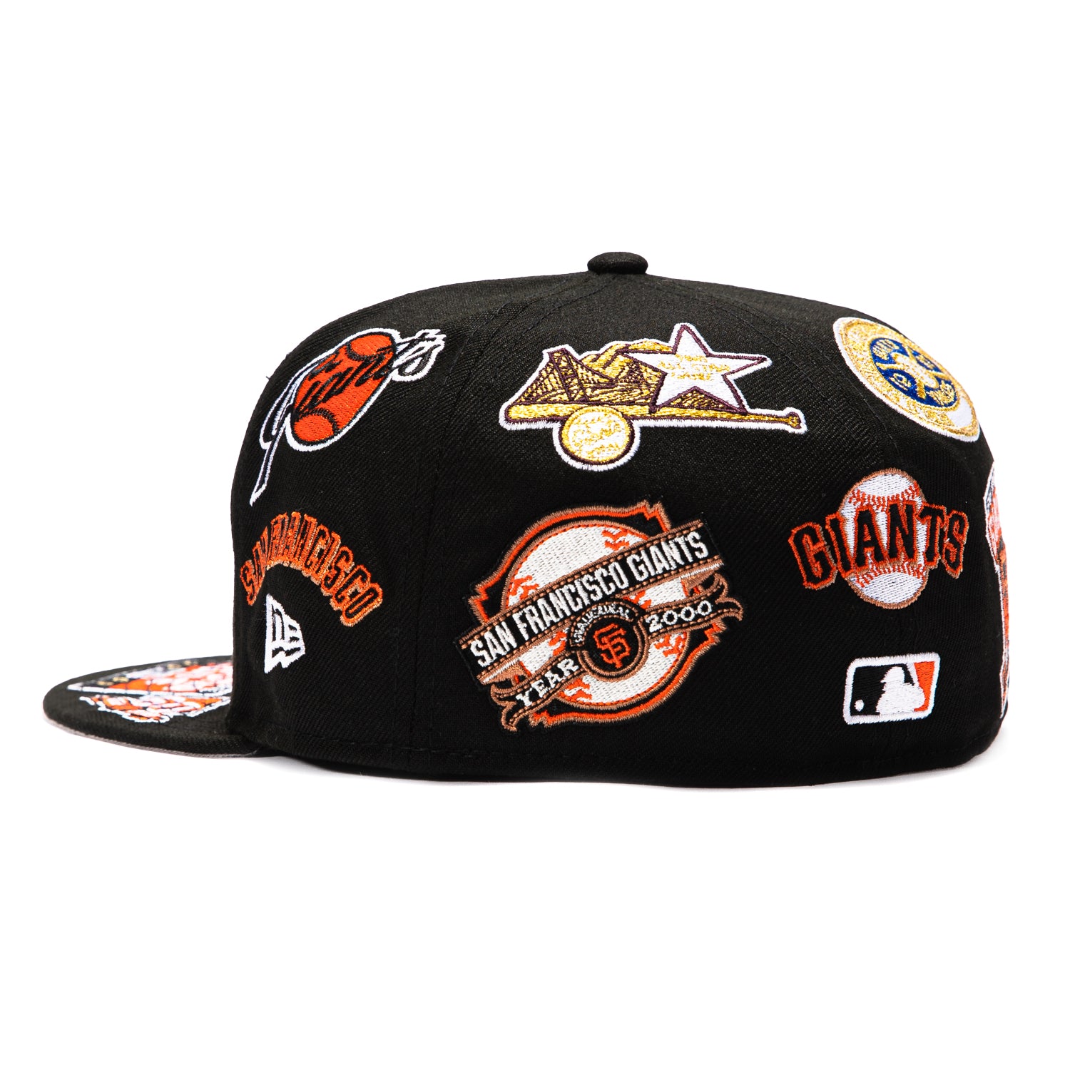 New Era 59Fifty All Over San Francisco Giants Hat - Black – Hat Club