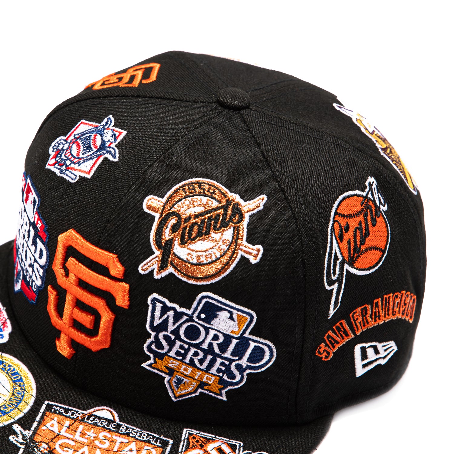 New Era 59Fifty All Over San Francisco Giants Hat - Black – Hat Club