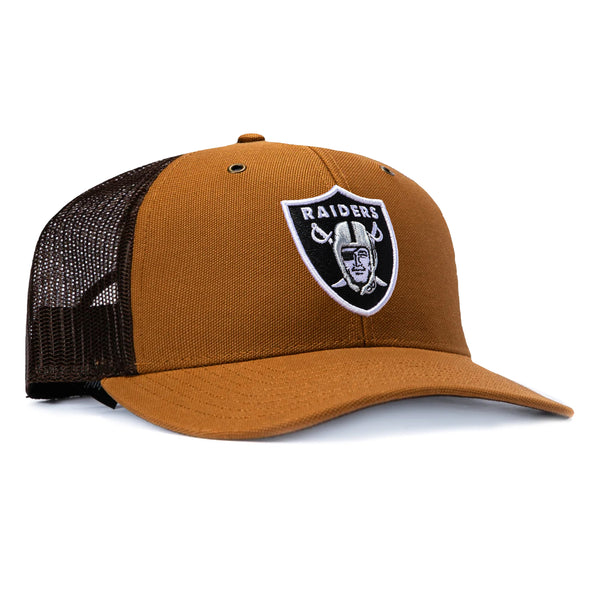 キャップ Carhartt RAIDERS 47Brand 47 Brand x Carhartt Trucker Las Vegas Raiders Adjustable Snapback