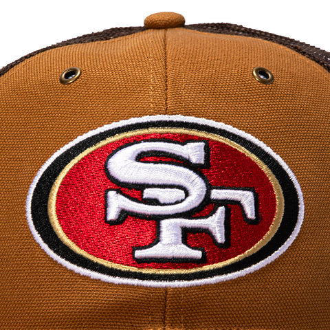 47CARHARTT TRUCKER 49ERS BRN SN 47 Brand