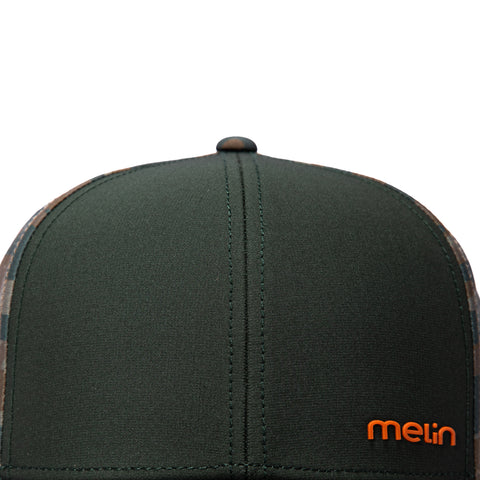 Melin Compass Hydro Snapback Hat - Green, Camo Melin