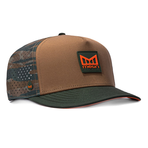 Melin Odysea Stacked Hydro Snapback Hat - Tan, Camo Melin