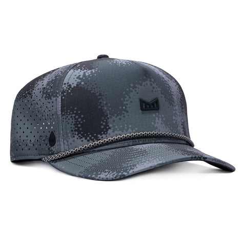 Melin Odysea Hydro Rope Mosaic Drift Snapback Hat - Grey, Graphite Melin