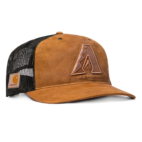 CARHARTT TRUCKER DBACKS DYED BRN ADJ 47 Brand