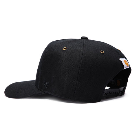 47 Brand x Carhartt Chicago Blackhawks Hitch Adjustable Snapback Hat - Black 47 Brand