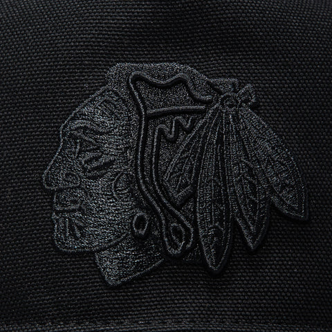 47 Brand x Carhartt Chicago Blackhawks Hitch Adjustable Snapback Hat - Black 47 Brand