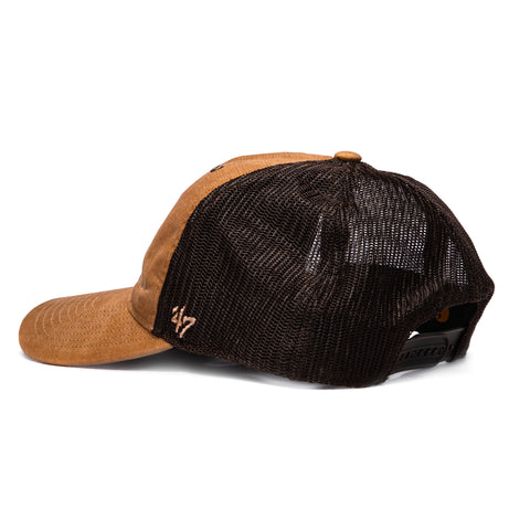 47 Brand x Carhartt Trucker Dyed Los Angeles Dodgers Adjustable Snapback Hat - Brown 47 Brand