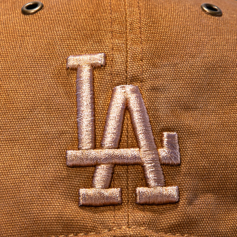 47 Brand x Carhartt Trucker Dyed Los Angeles Dodgers Adjustable Snapback Hat - Brown 47 Brand