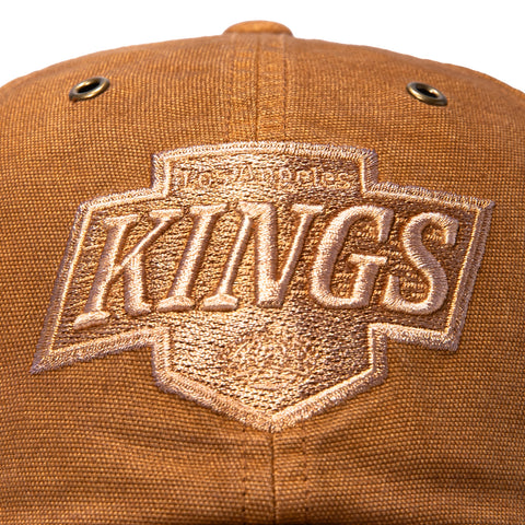 47 Brand x Carhartt Dyed Los Angeles Kings Cleanup Adjustable Hat - Brown 47 Brand
