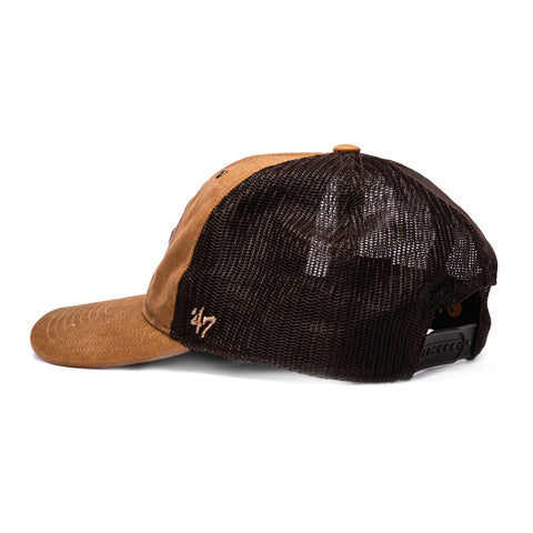 47 Brand x Carhartt Trucker Dyed San Francisco 49ers Adjustable Snapback Hat - Brown 47 Brand