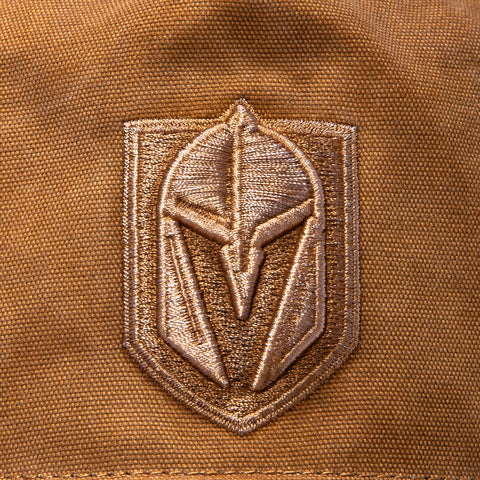 47 Brand x Carhartt Dyed Vegas Golden Knights Hitch Adjustable Snapback Hat - Brown 47 Brand