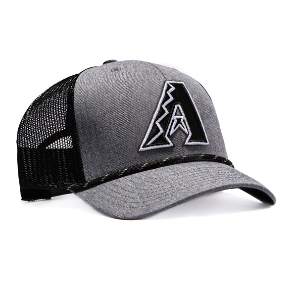 47 Brand Carbon Rope Arizona Diamondbacks Trucker Snapback Hat