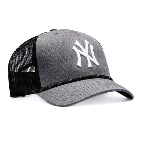 CARBON ROPE TRUCKER YANKEES GRY/BLK SN 47 Brand