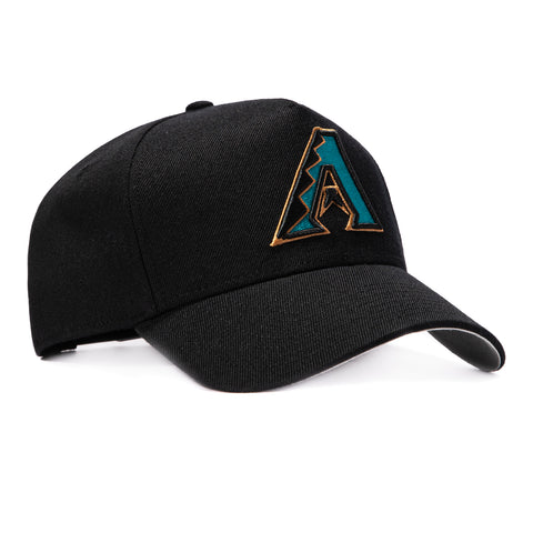 47 Brand Ballpark Arizona Diamondbacks Offside Snapback Hat - Black, Teal 47 Brand