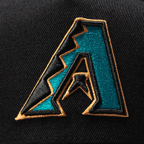 47 Brand Ballpark Arizona Diamondbacks Offside Snapback Hat - Black, Teal 47 Brand