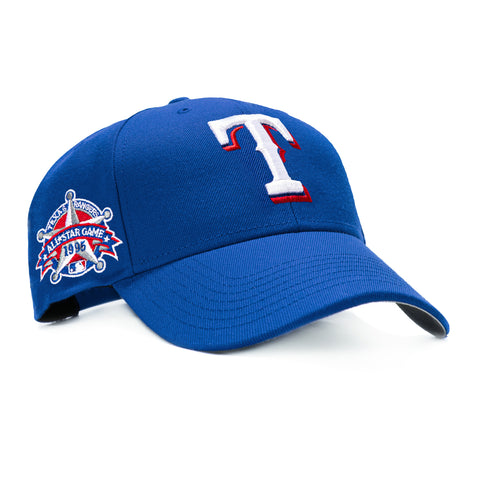 47 Brand Sureshot Texas Rangers 1995 All Star Game Patch MVP Snapback Hat - Royal 47 Brand