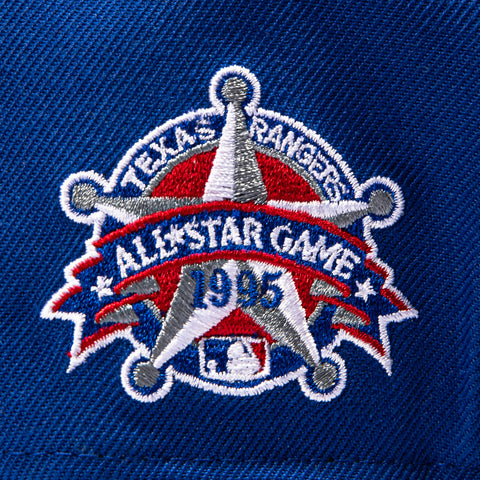 47 Brand Sureshot Texas Rangers 1995 All Star Game Patch MVP Snapback Hat - Royal 47 Brand