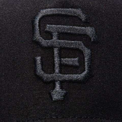 5940AF GIANTS WAXED CANVAS BLK New Era