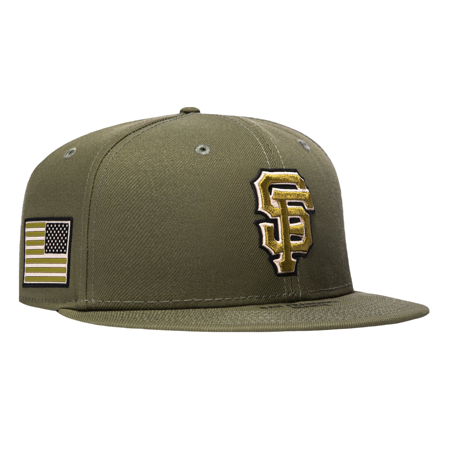 New Era 59Fifty Armed Forces San Francisco Giants USA Flag Patch