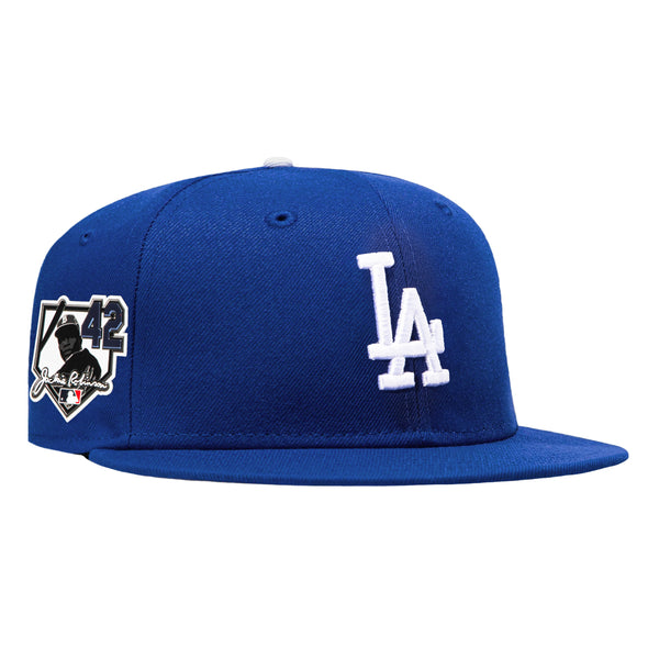 New Era 59Fifty Los Angeles Dodgers 42 Jackie Robinson Patch Hat