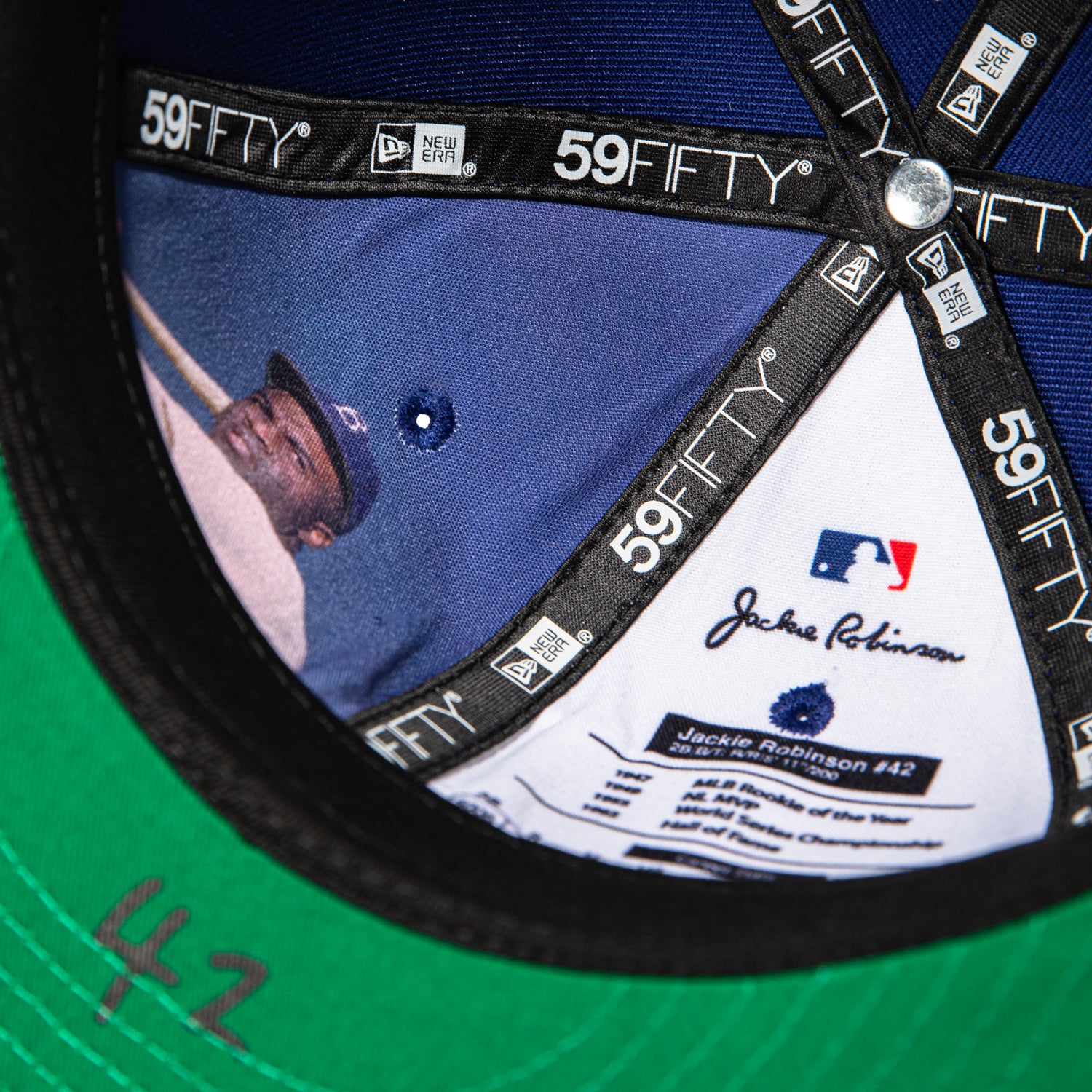 New Era 59Fifty Los Angeles Dodgers 42 Jackie Robinson Patch Hat