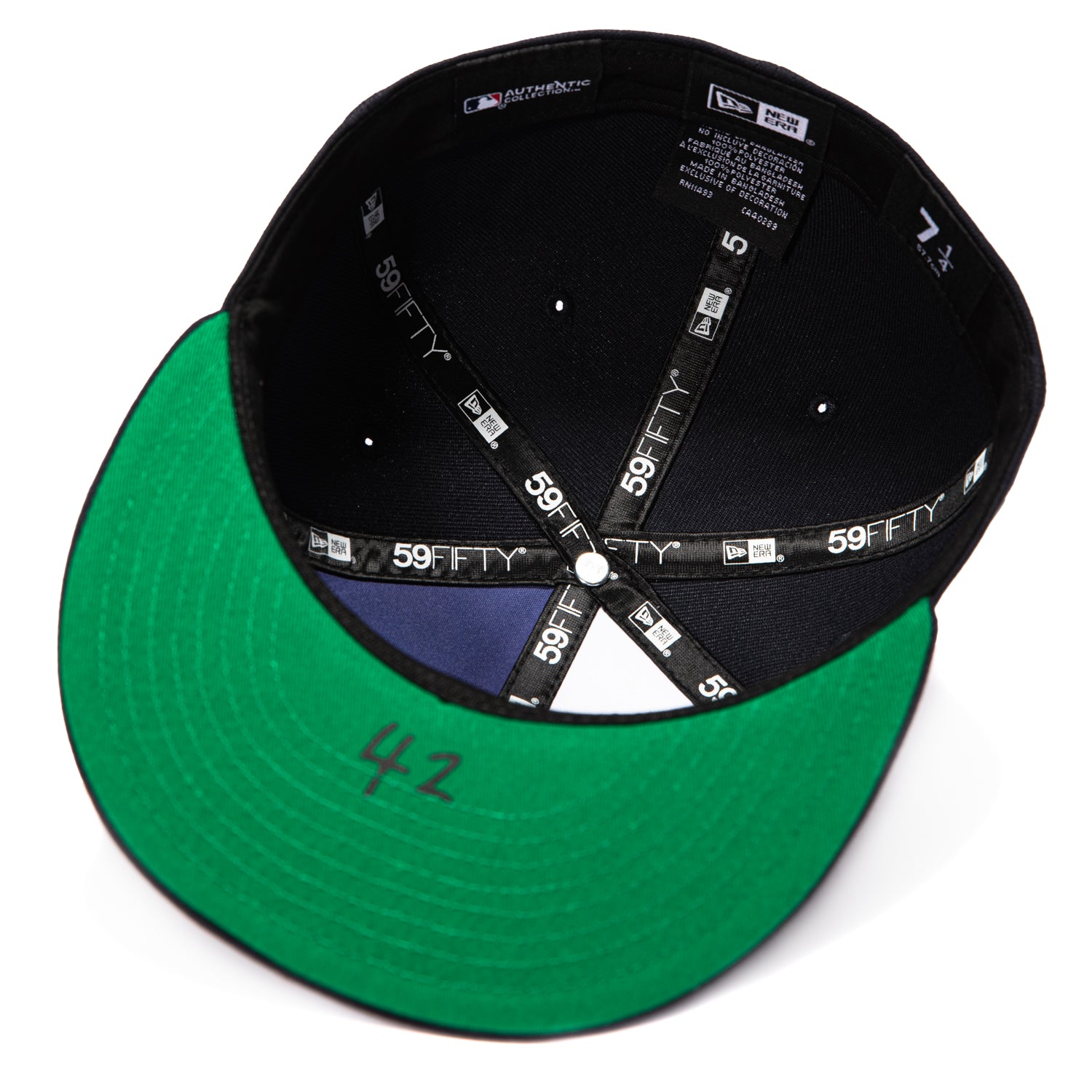 New Era 59Fifty Detroit Tigers 42 Jackie Robinson Patch Hat - Navy