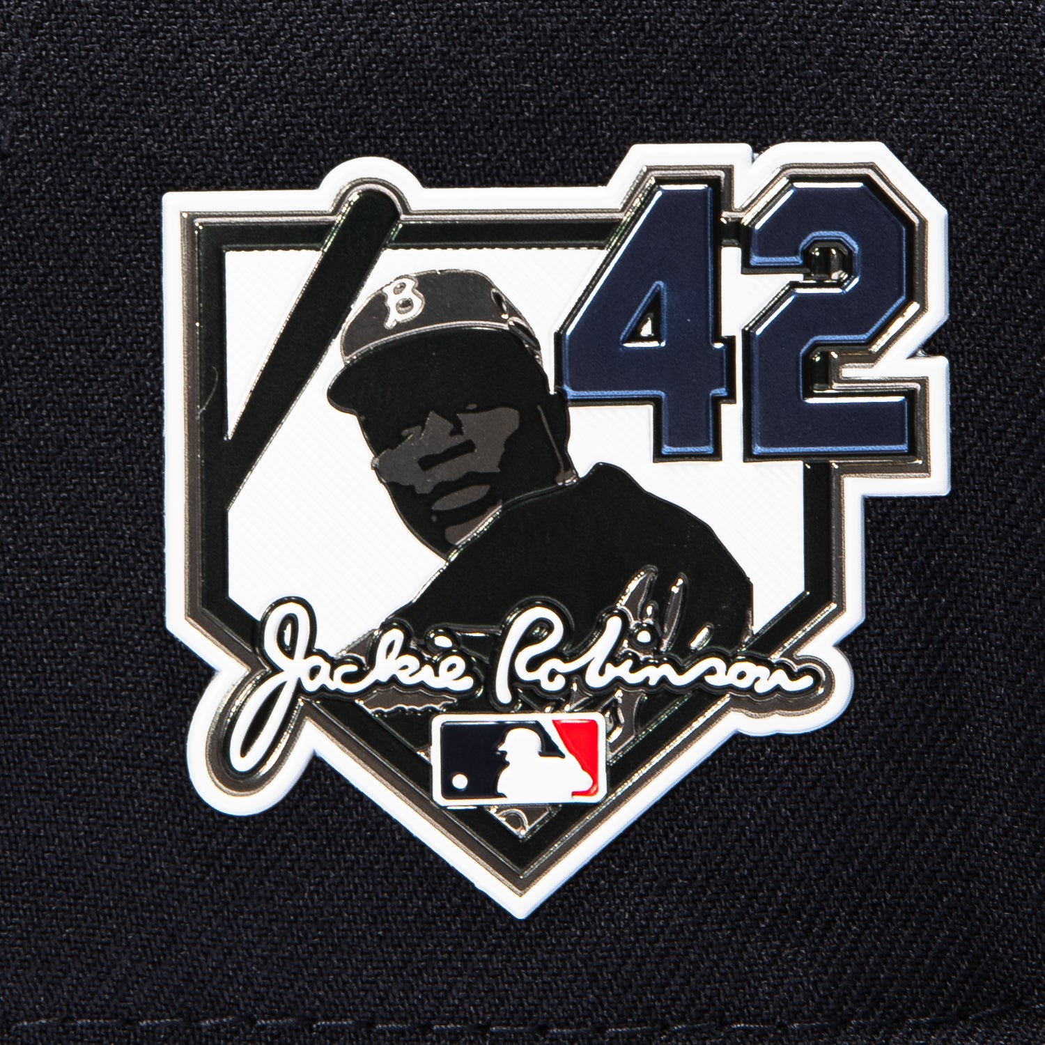 New Era 59Fifty Detroit Tigers 42 Jackie Robinson Patch Hat - Navy